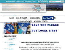 Tablet Screenshot of amcanchamber.org